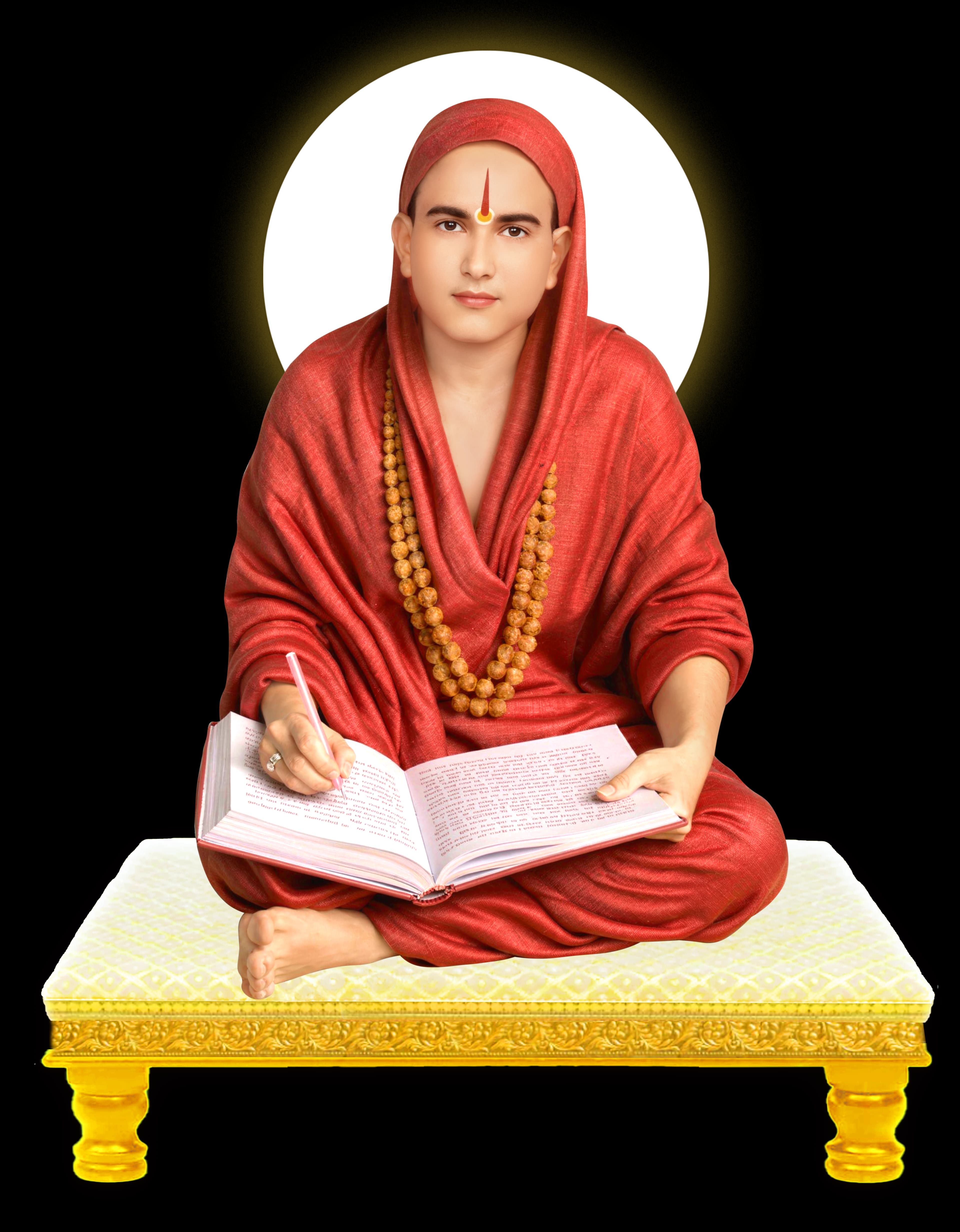 His Holiness Shri Datta Swami sitting